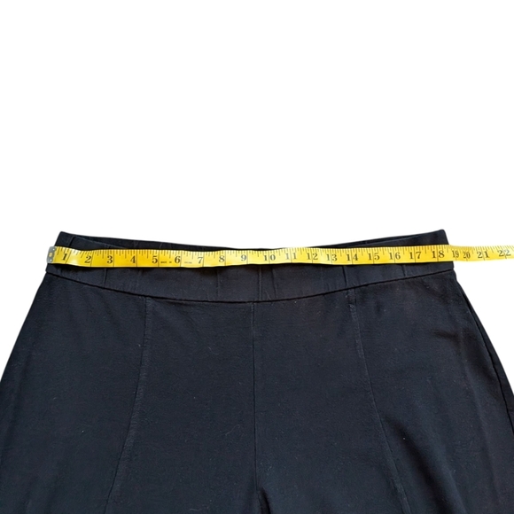 Eileen Fisher High Waist Slim Crop Black Washable Stretch Crepe Pant Women XL - Picture 14 of 15